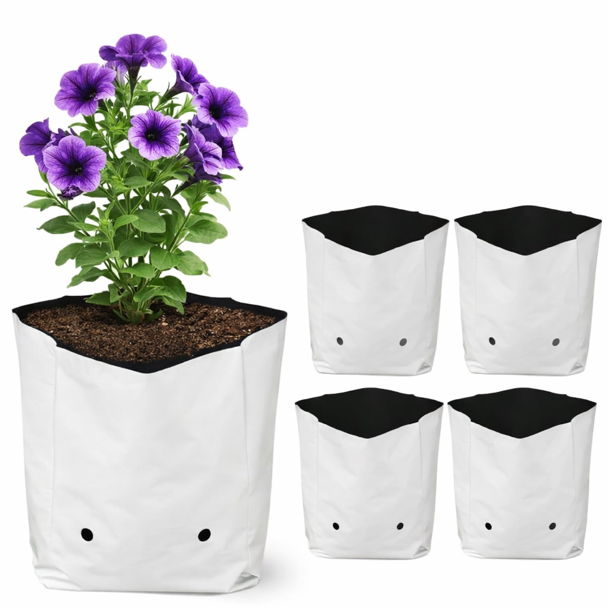 Poly Grow Bags Durable Reusable